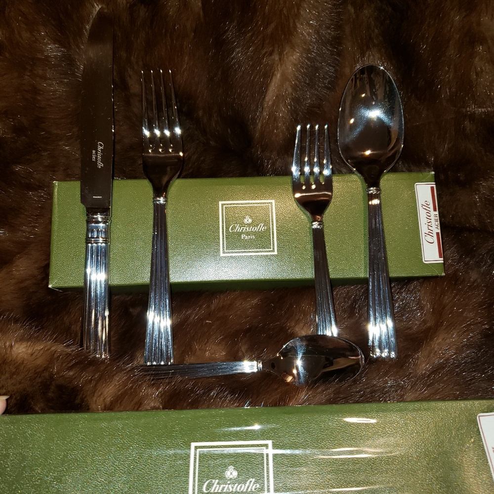 Christofle 5 piece flatware